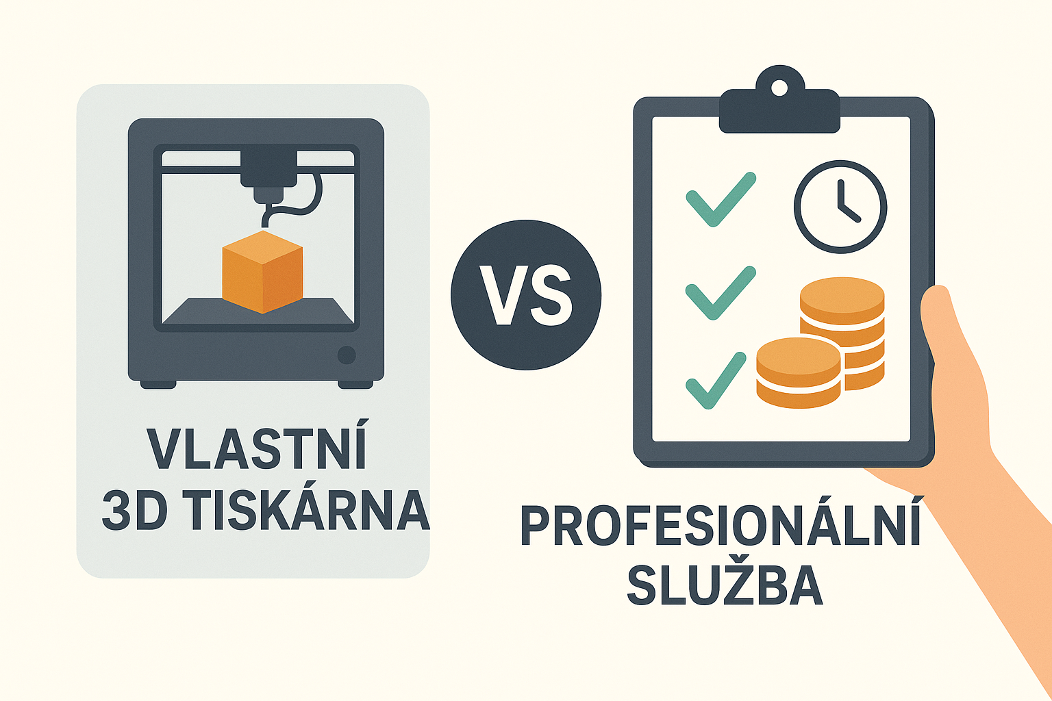 Vlastní 3D tiskárna nebo profesionální služba? Výhody a nevýhody